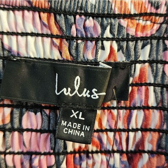 NWT Lulus Floral Romper Size XL - Picture 5 of 6